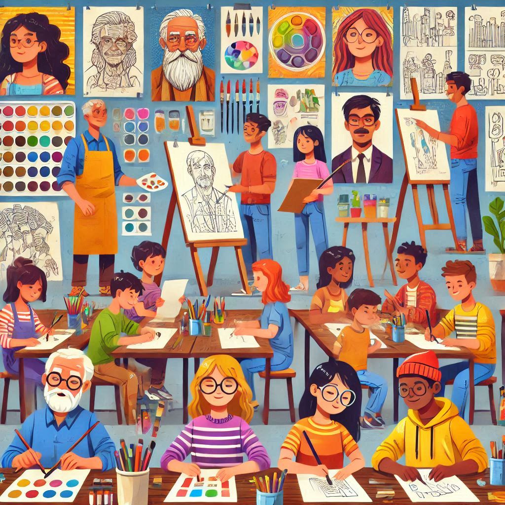 Step-by-Step Drawing Tutorials (Interactive Section)