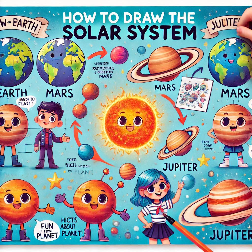 Step-By-Step Guide to Drawing the Solar System