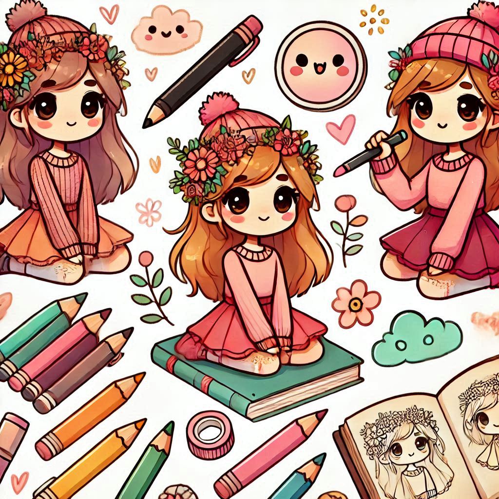 Cute Girl Drawing Ideas: Simple Steps for Young Artists
