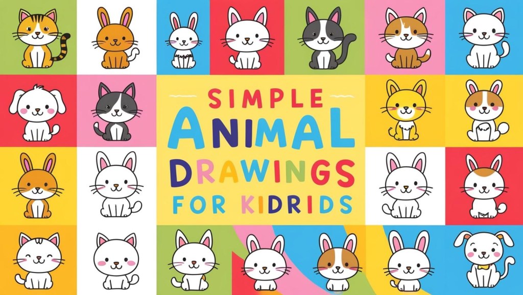 Simple Animal Drawings for Kids: Fun Ideas to Spark Creativity