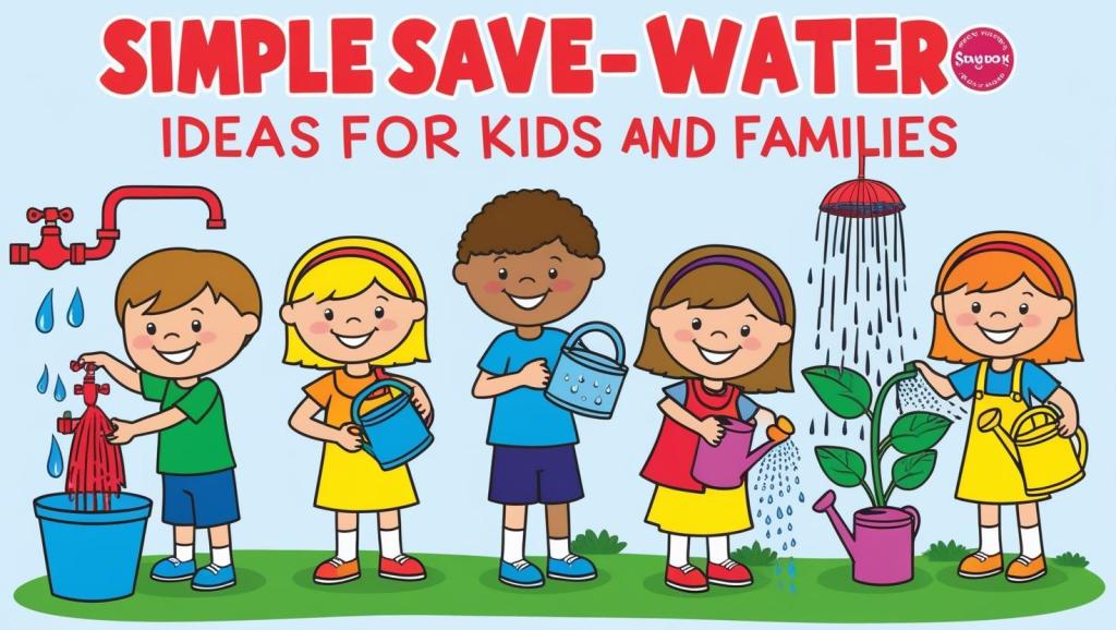 Simple Save-Water Drawing Ideas for Kids and Families