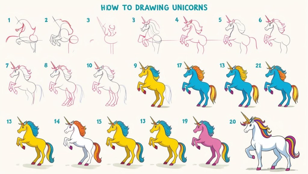 Step-by-Step Guide to Drawing Unicorns